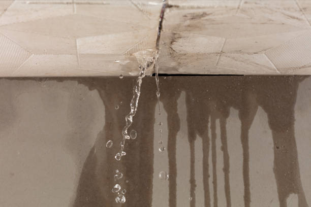 Professional Flood Damage Cleanup technician working in Winterport, ME